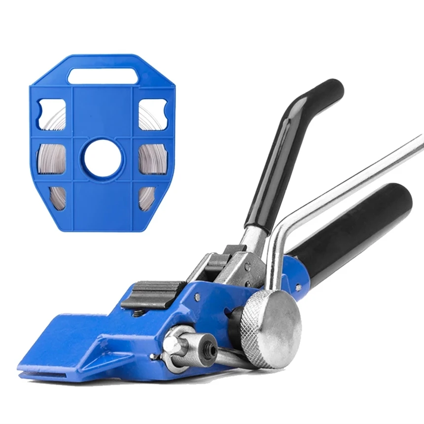 Cable Tighten Tool Tie Gun for Tie Width 4.6-19mm Thickness 0-0.8mm  Stainless Steel Tie Gun Steel Pliers Bundle Industry