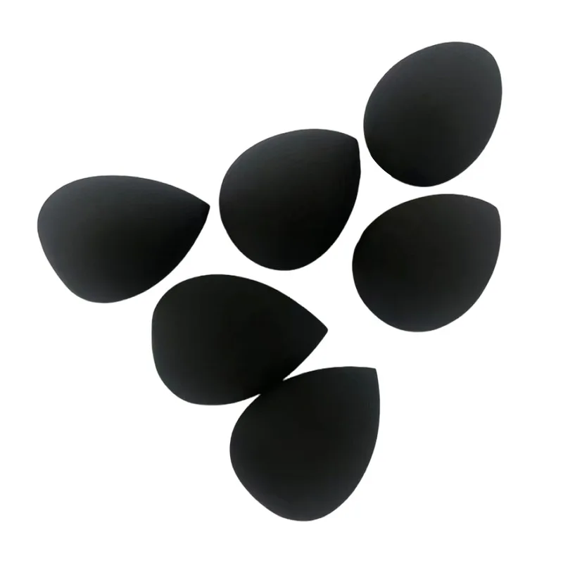 Wholesale Black Beauty Sponge Egg Set Private Label Soft Puff Powder Makeup Egg  Custom Portable Travel Size Beauty Sponge