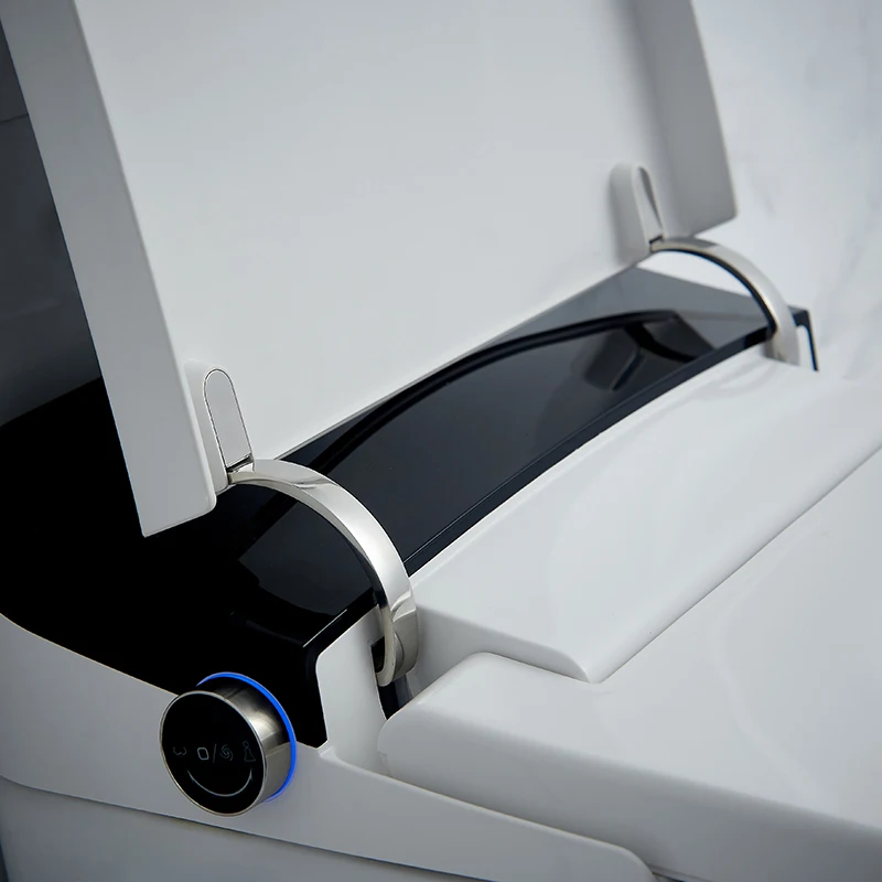 Top Quality Modern 110V/220V Electric Intelligent One Piece Closestool Bathroom Wc White Toilet Bowl Automatic Smart