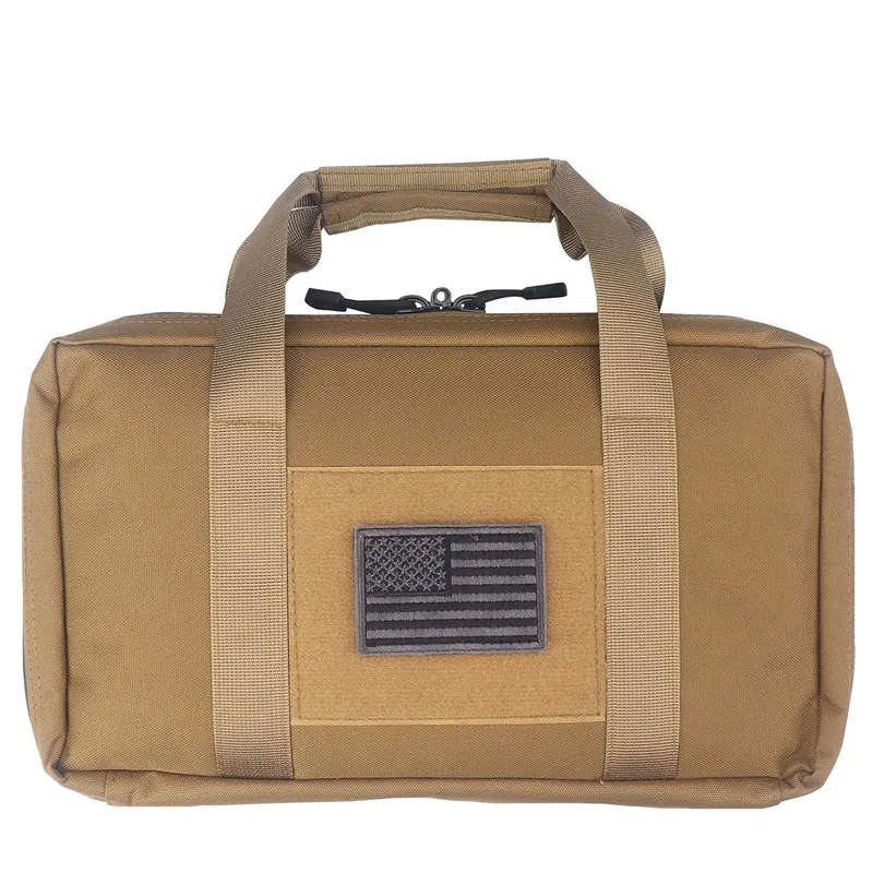 Durable Fully Padded Protective Soft Gun Case Fiream Magazine Carry Handbag Shooting Range Bag