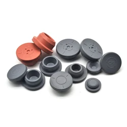 China supplier medical glass bottle rubber stopper high quality 13mm butyl rubber stoppers for injection vial