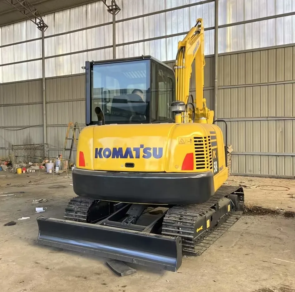 Komatsu Japanese 5 Ton PC58 used excavator and PC55MR PC56 PC60 PC110 used mini digger for sale