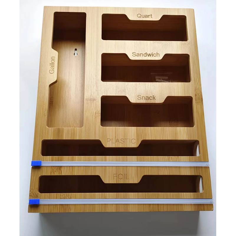 Multifunctional Expandable Premium Bamboo Kitchen Utensil Cutlery Silverware Drawer Holder Storage Organizer Tray