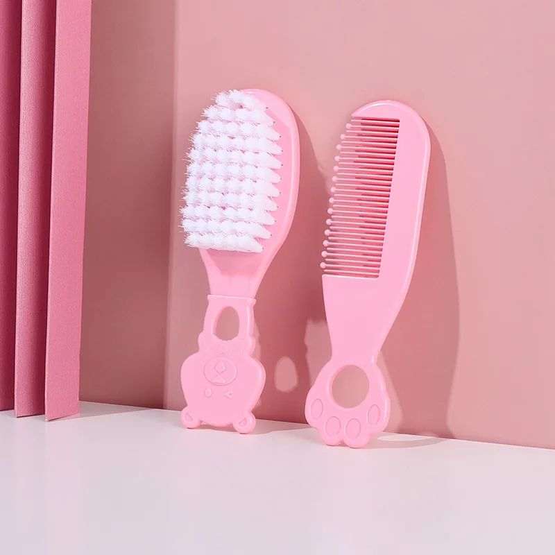 Cheap newborn shampoo brush and comb combination set
