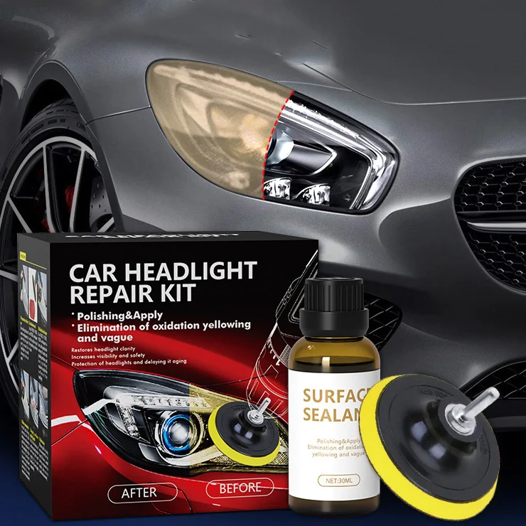 Car Detailing Headlight Restore Kit High Transparency Restorer