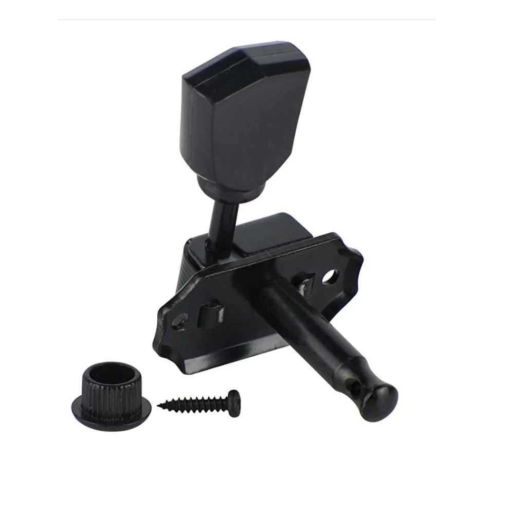 Black 6 in line Deluxe Vintage Keystone Style  Machine Heads Guitar Tuning Pegs for LP Electric Guitar