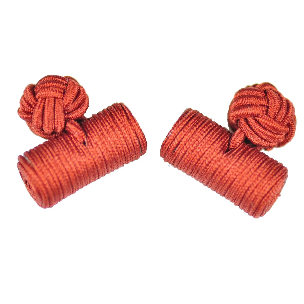 Ручной работы Прочный Контейнер Шелковый Узел запонки для мужские рубашки