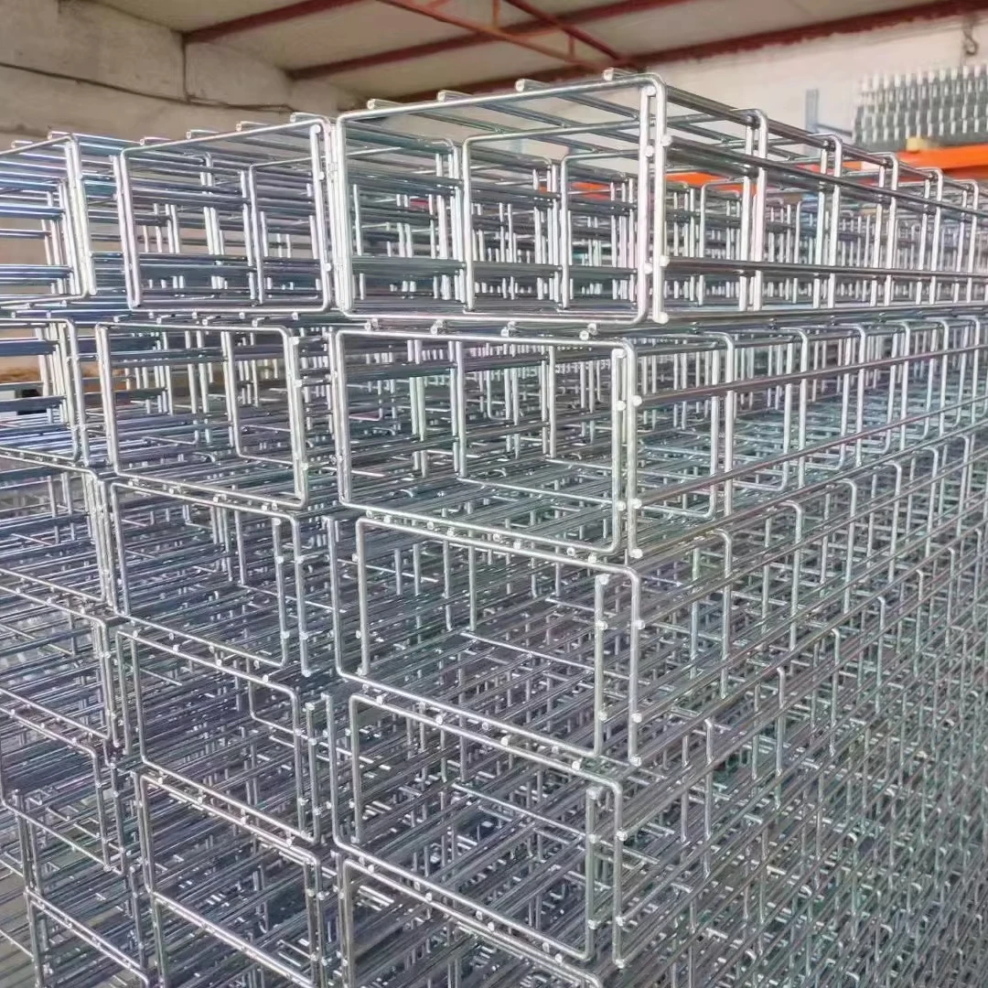 Pre-Galvanized Powder Coated Cable Tray with Stainless Steel Aluminum Wire Mesh Durable and Stylish