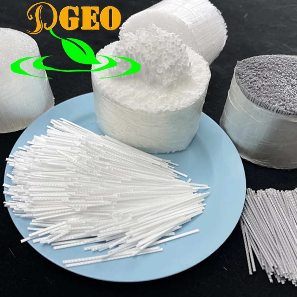 High strength Polypropylene synthetic macro fiber 48mm, 51mm PP macro fiber