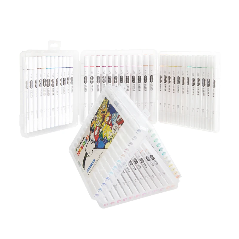 Customizable 36 colors professional painting art marker set Dual Tip Art Markers pen for Drawing and Sketching