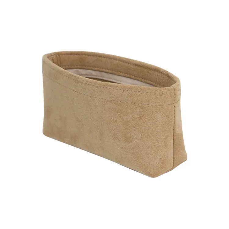 OEM ODM luxury bag accessories Alcantara bag organizer insert handbag purse felt bag organizer