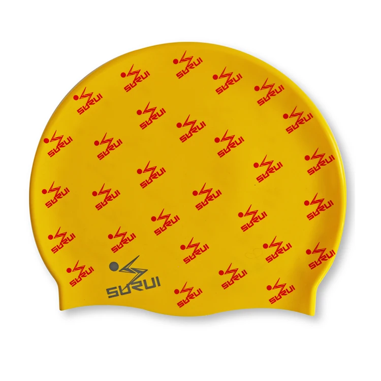 customized LOGO stylish swim caps 100% silicone swim caps swimming caps
