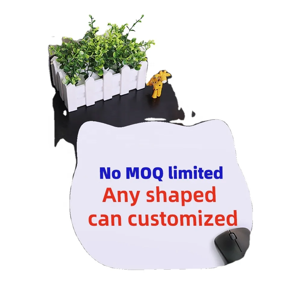 Factory Direct Wholesale Customize Any Shape Irregular Mouse Pad Blank Material for Sublimation Gaming Mat