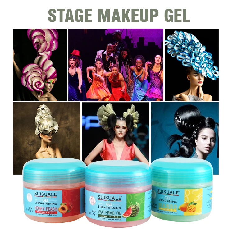 Private Label Custom Logo Hair Styling Products Wax Hair Gel For Black Women Men