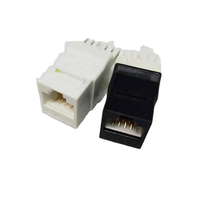 UTP 90 градусов Keystone Jack cat5e cat6 cat6a keystone jack cat6 блоки распределения питания кабельная коммутационная панель 24 порта