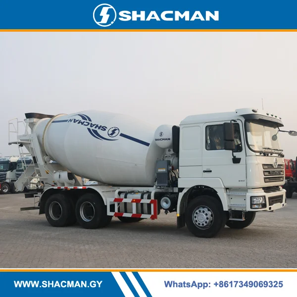 New Shacman F3000 6x4 Euro2 340Hp Cement Mixer Truck