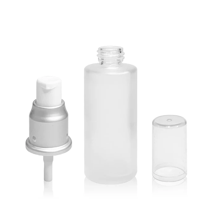 Frosted clear lotion bottle with pump 20ml 30ml 40ml 50ml 60ml 80ml 100ml beauty pump bottle 100ml lotion gel