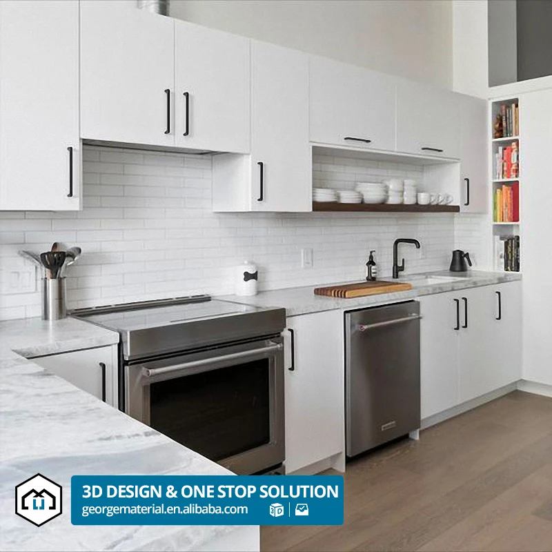 smart China Supplier Full Cabinet Furniture Laminated Plywood Kitchen Cabinet Economical Kitchen Cabinet With Accessories