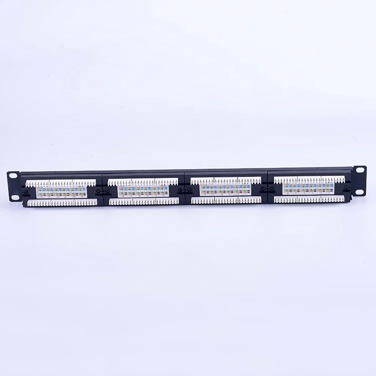 1U сетевой кабель UTP cat6 24-портовая сталь