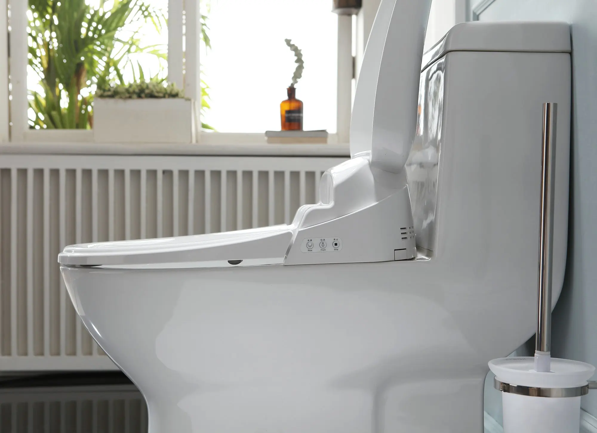 Customized Logo Bathroom Automatic Wash Heated Seat Electric Bidet Toilet Seat