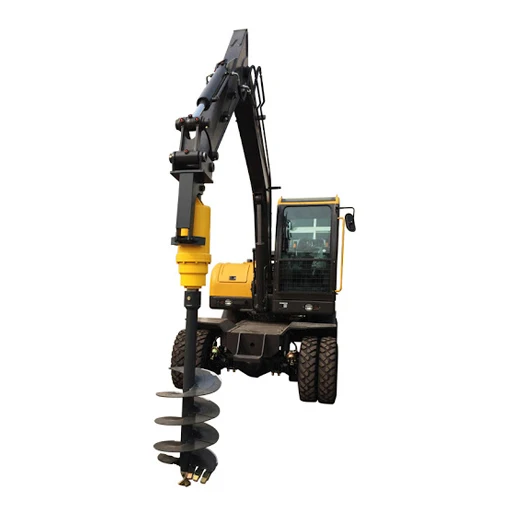 Excavator Hydraulic Earth Auger Ground Hole Drilling Machines Hydraulic Auger