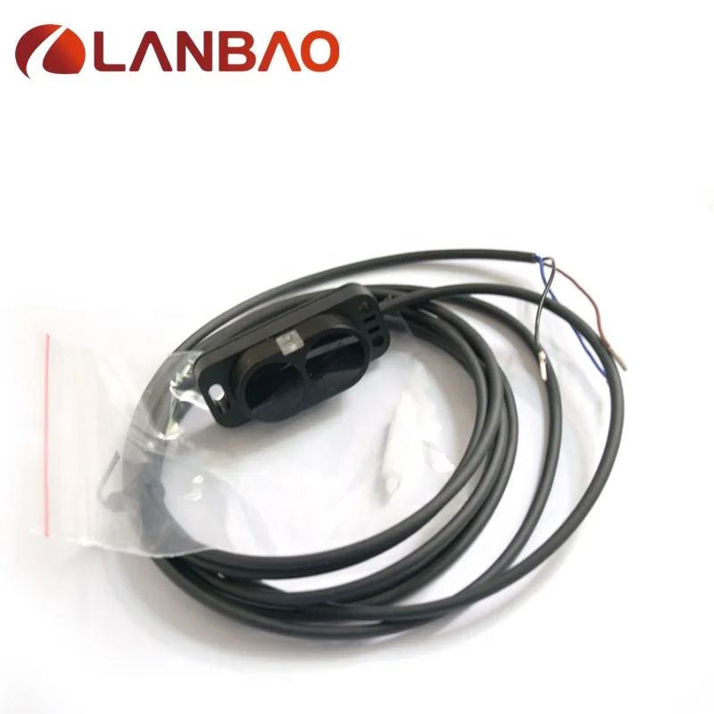 LANBAO diffuse reflection photoelectric sensor PNP NO 12-24V DC 2m detection distance adjustable proximity switch