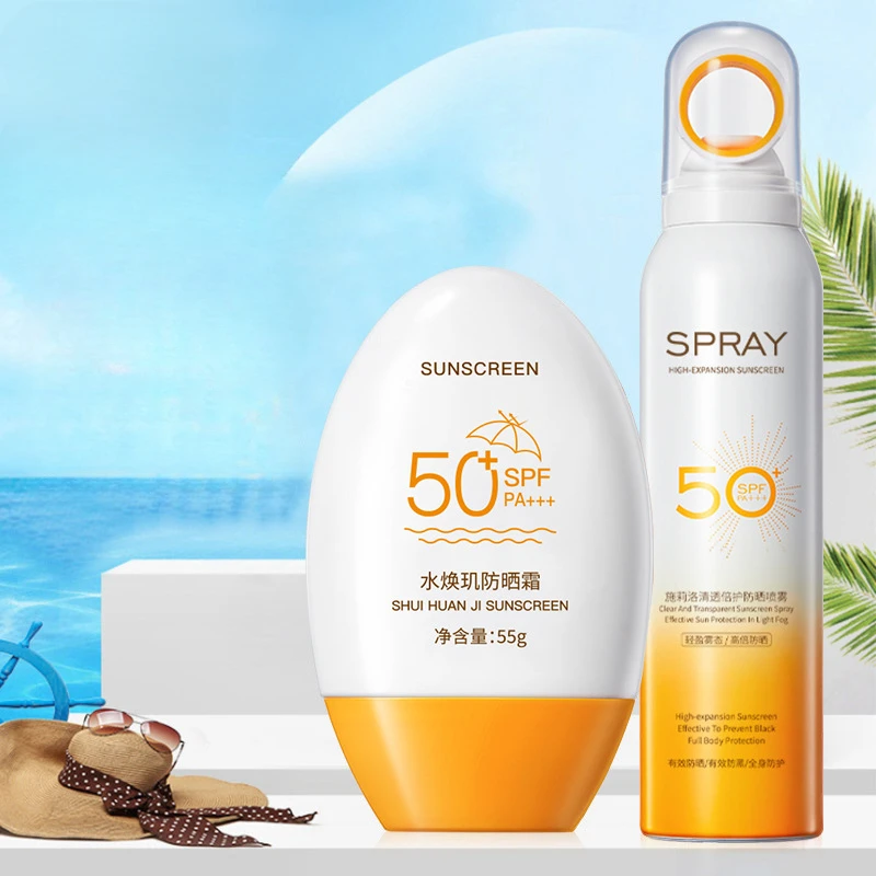 Sunscreen isolation protection sunscreen spray UV-proof, waterproof, sweat-proof, hydrating, refreshing and natural.