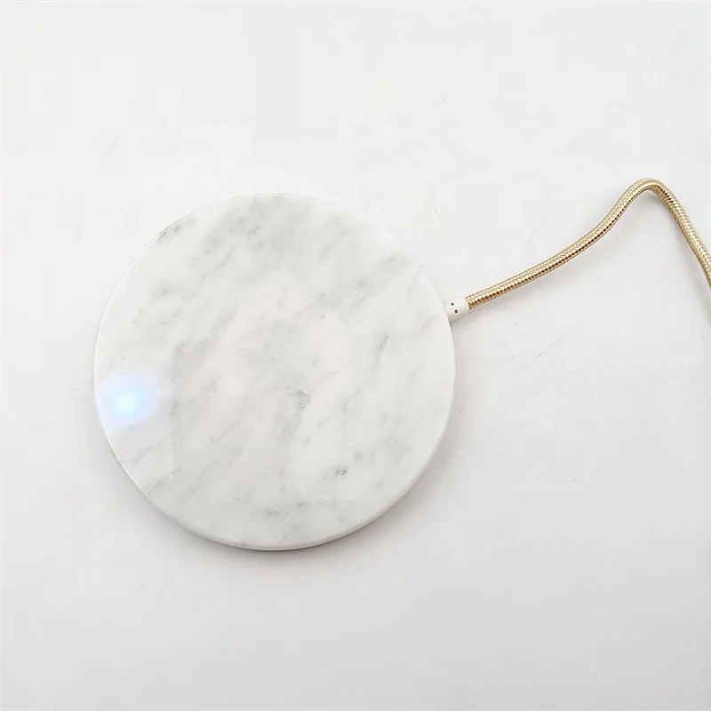 Factory direct sale marble wireless charger for mobile phone
