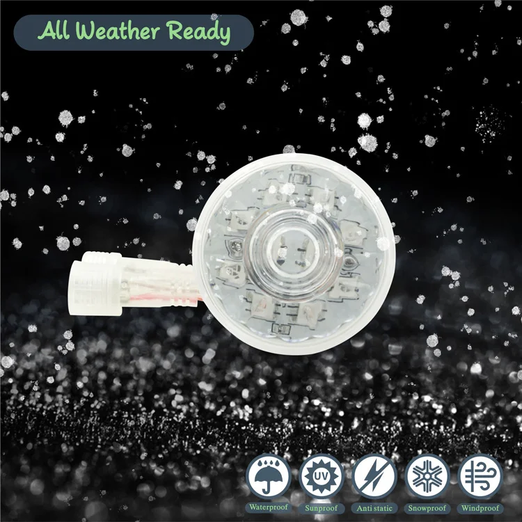 Aglare Waterproof IP65 Outdoor RGB led cabochon light chameleon led amusement ride lighting