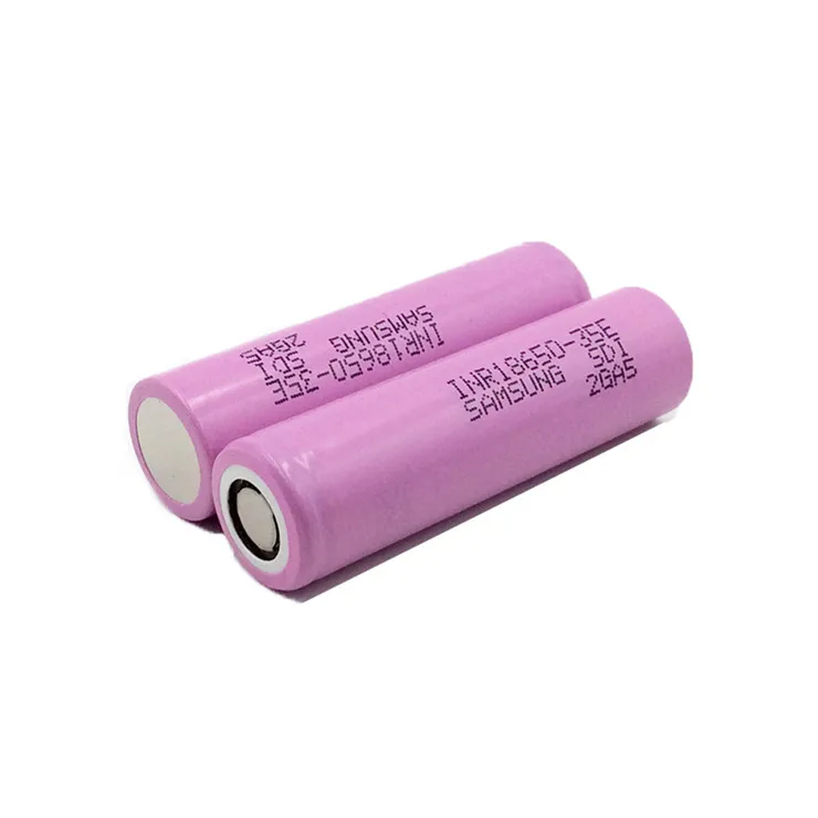 18650 lithium ion battery 3500mah 3.7v samsung 35e li-ion rechargeable 18650 cell