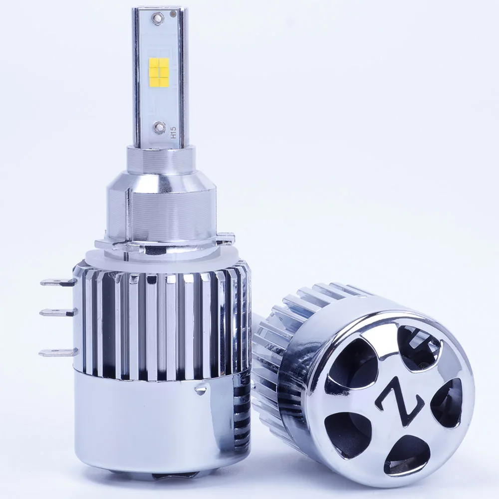  GPNE H15 76W/Pair 8000LM Seoul Y19 CSP Chip LED Headlight 6000k 6500k Hi-Lo Beam Car Headlights Bulb
