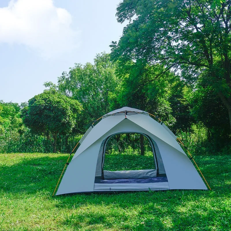 Outdoor  double automatic park beach camping tent fast open wilderness tour tent 3-4 people camping tent