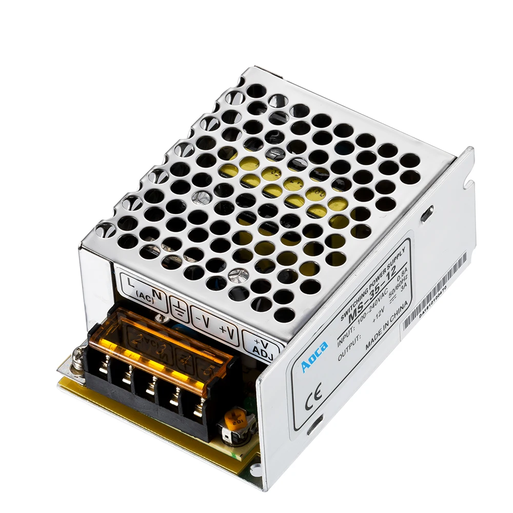 Accept quality service mini size 35w 110v/220vDC input mini size 12volt power supply