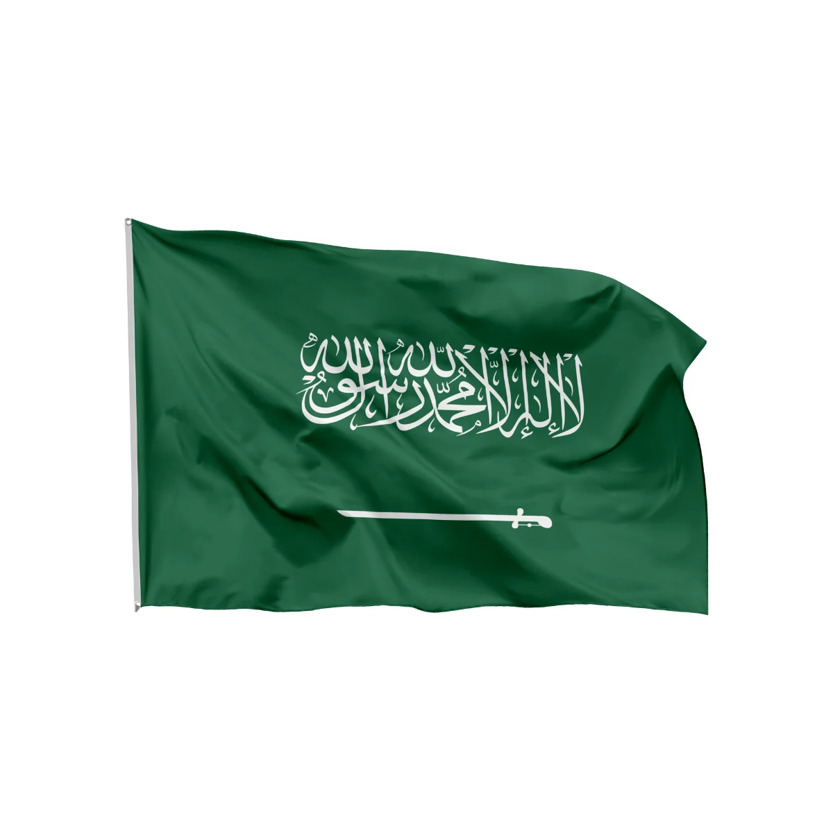 Hot Selling 100% Polyester Custom Sublimation 3x5ft Big Country Saudi Arabia Flag