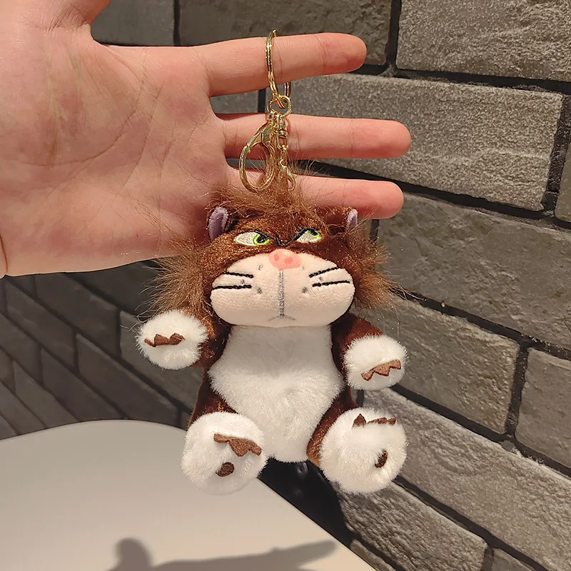 Naughty cute Lucifer keychain pendant Mary Cat doll doll funny fortune cat plush toy pendant