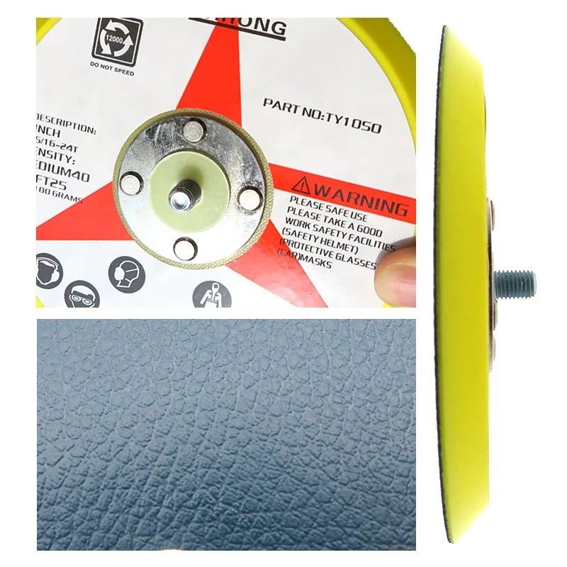 6 Inch 150mm Vinyl PSA Sanding Pad for Adhesive Discs Sander Backing Pad 5/16\