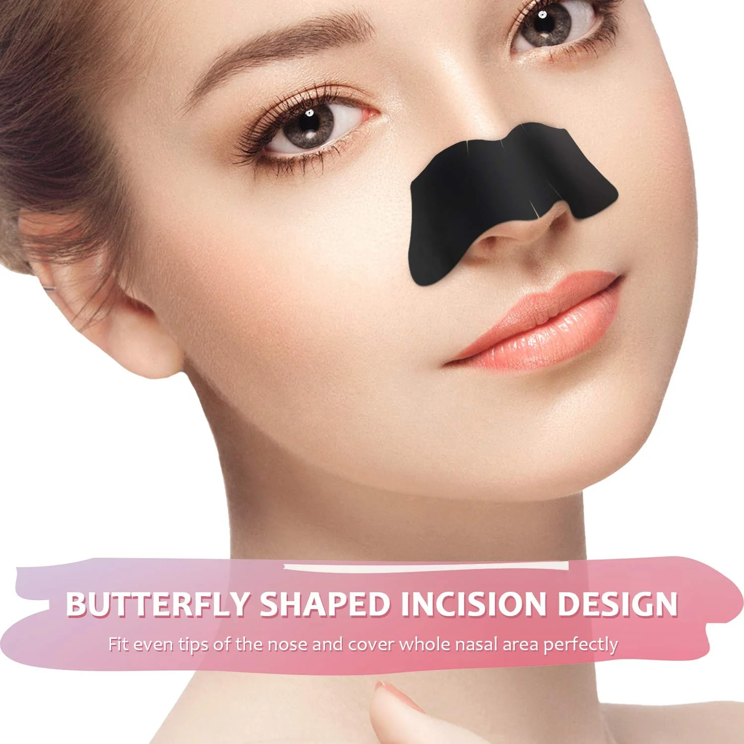 Korean style Deep cleansing nose pore strips with bamboo charcoal