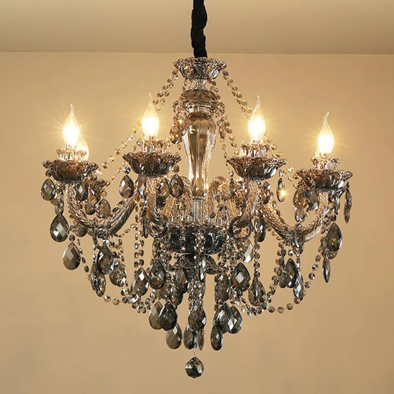 Luxury New K9 Modern Chandelier Lustre Crystal Chandeliers 3/6/8/10/15/18 Arm Lustres De Cristal Chandelier Ac110v/220v Lighting