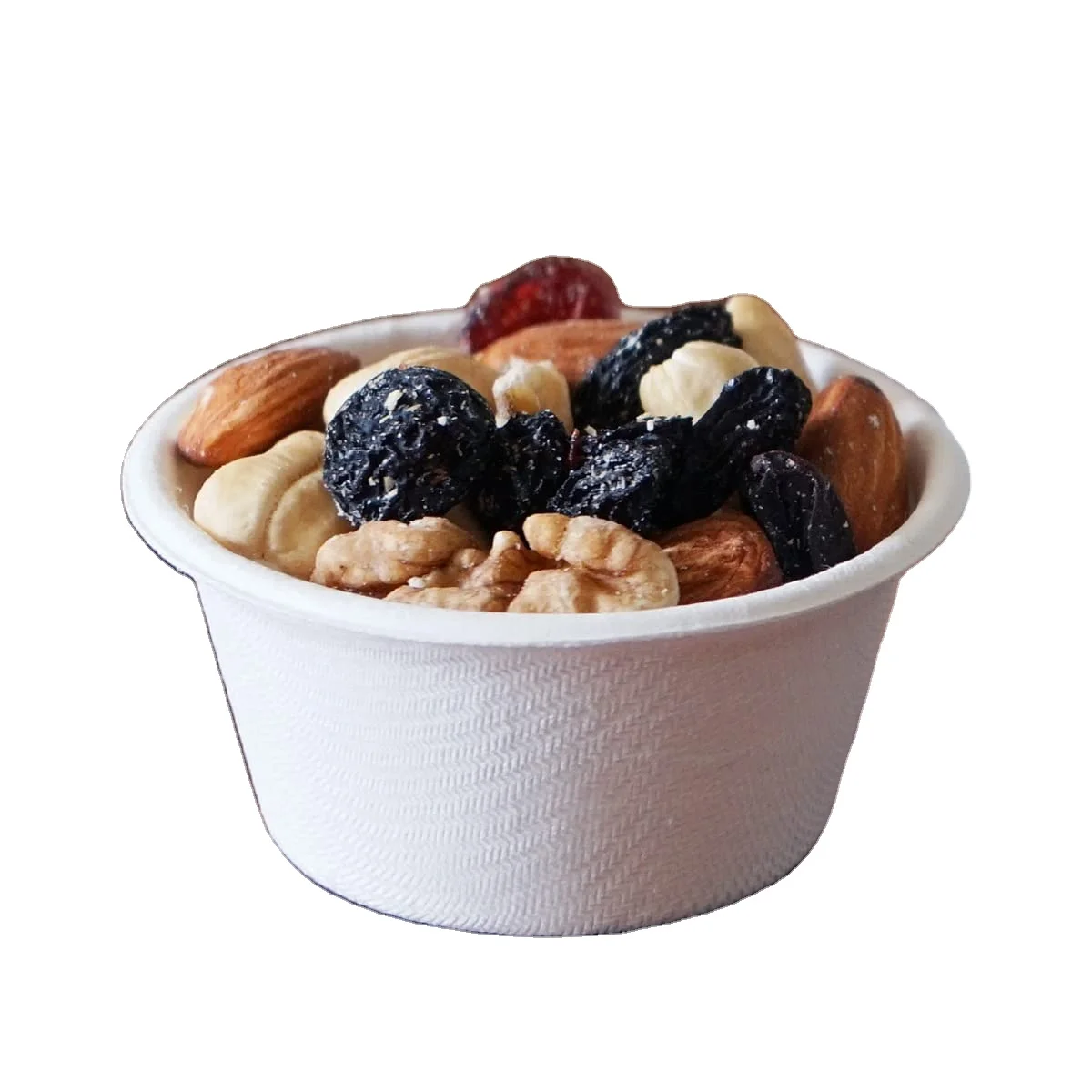 Disposable Paper 100% Compostable Biodegradable Bowl Sugarcane Fibers Party 3oz  ice cream white paper bowls