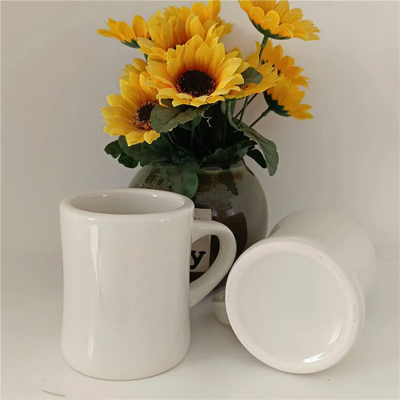 2024 Newest 450ml 16oz thick Vintage Ceramic Mug Diner Coffee Mug