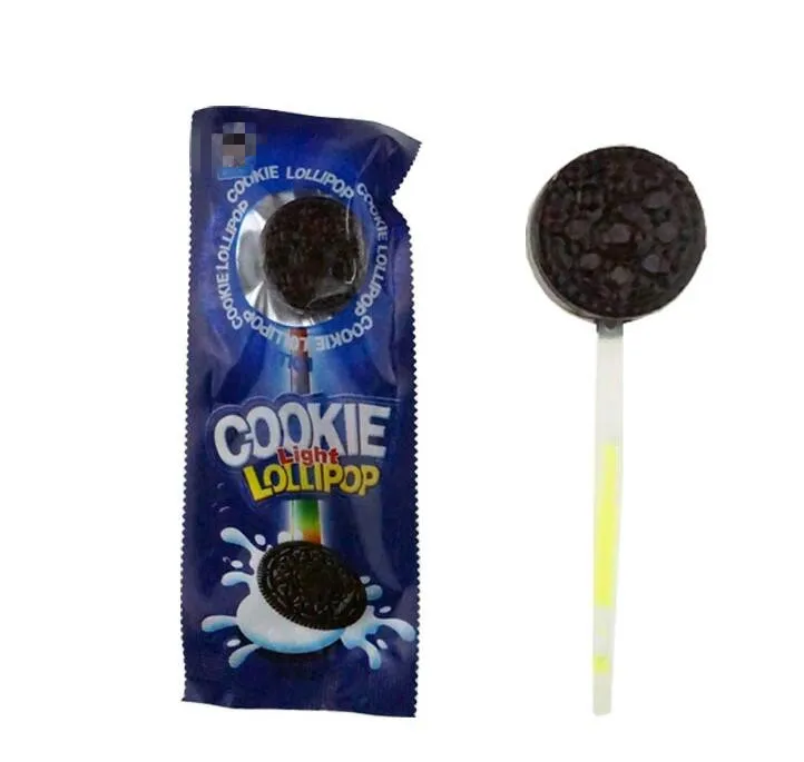 wholesale Fluorescence cookie light stick lollipop candy for OEM