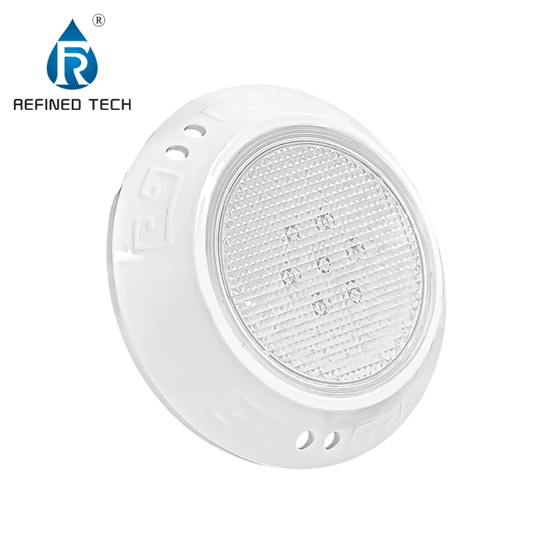 Refined 6 inch 12V AC LED Color Changing Underwater Pool Lights Spa Lights for Inground Small Wet Niches Pool Spa Light Replace