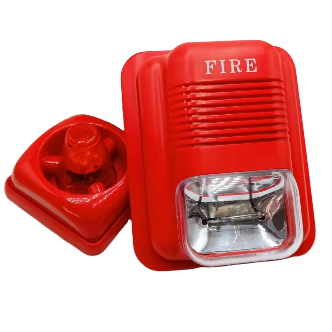 Fire Strobe Fire Alarm Sounder Flashe alarm lighting for fire system DC12V DC24V