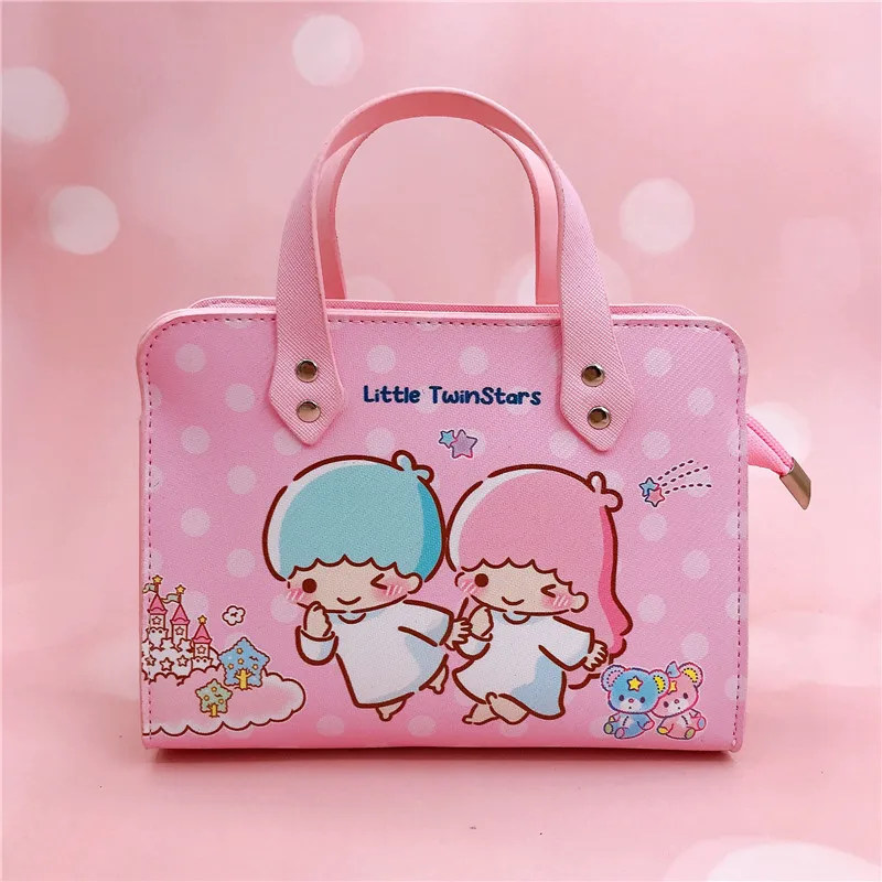 DHFHot Selling Kawaii Sanrioed Mini Bag Anime Cinnamoroll My Melody Kuromi Kids Gifts Portable Storage Cion Wallet Purse Bags