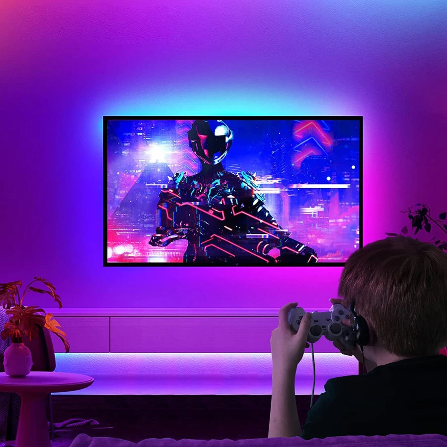 GREESON Cheap Price 5V 5m 5050 SMD Smart RGB LED Strip Light/LED Strip with 3 Key button Wireless Controller