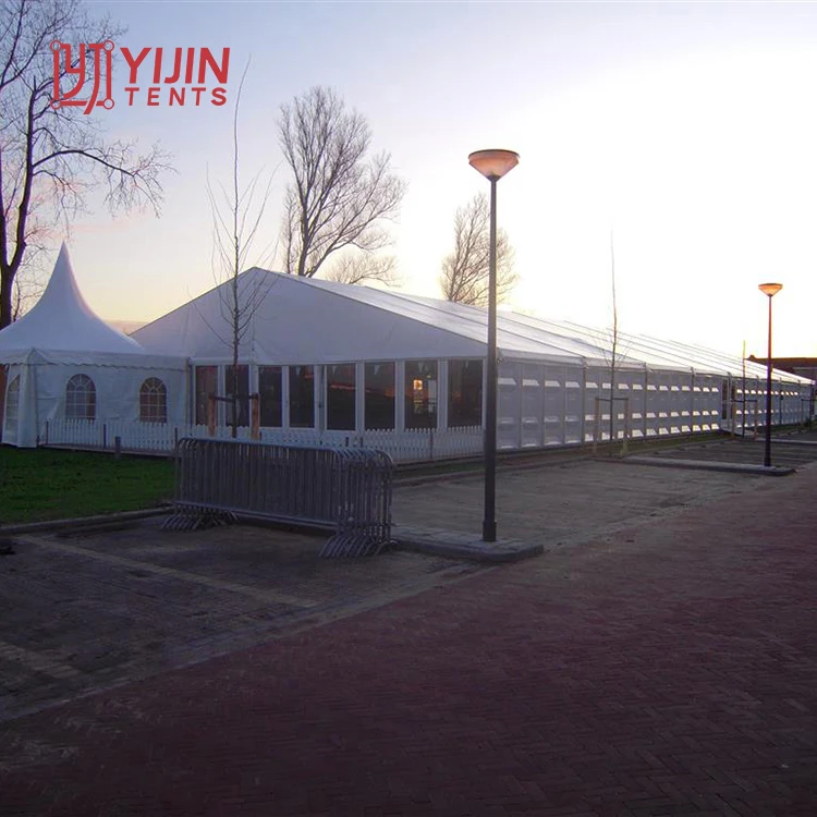 20 x 25 40x80 100m x20m clear span wedding tent no center poles with walls for use as church