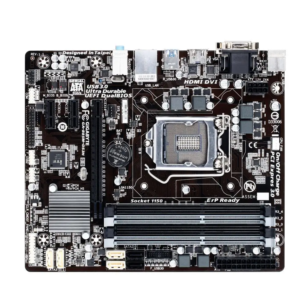 Фирменная Новинка материнская плата B85M-DS3H для настольных игр Intel B85