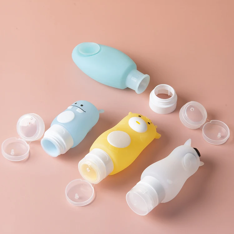 60ml 38ml 90ml Silicone Soft Tube Plastic Cream Cosmet Shampoo Lotion Squeeze Tube Cosmetic Soft Tube For Shampoo