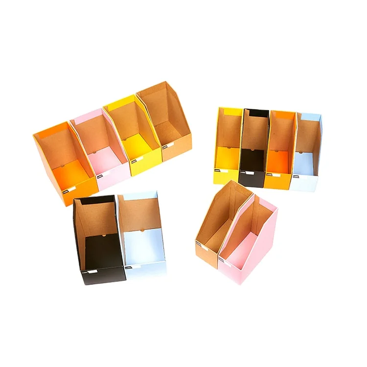 
Two Custom Stand Desktop Documents Magazine Organizer Paper Office File Holder 