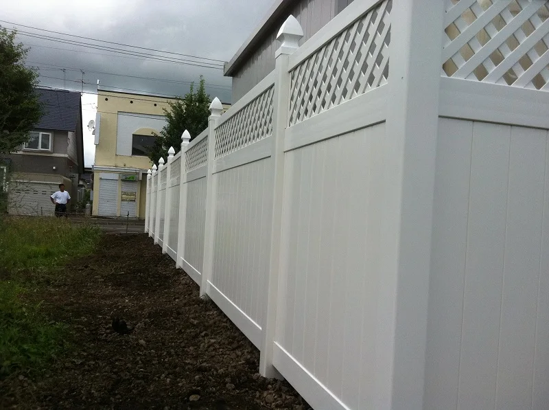 composite privacy fence panel pvc balcony railing fences